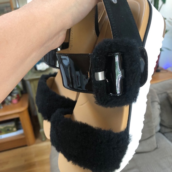 Ugg Fur Lined Sandals Brand New size 7 - Picture 12 of 16